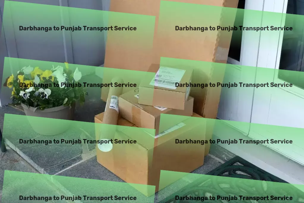 Darbhanga to Punjab Transport Express logistics and shipment