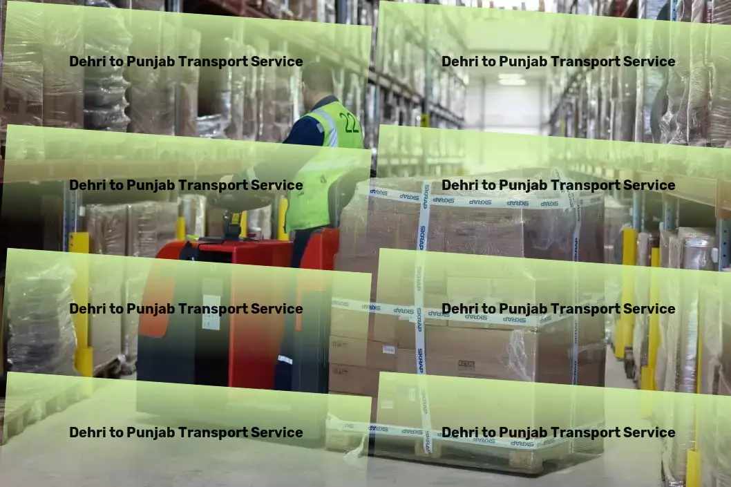 Dehri to Punjab Transport High-capacity goods shipment