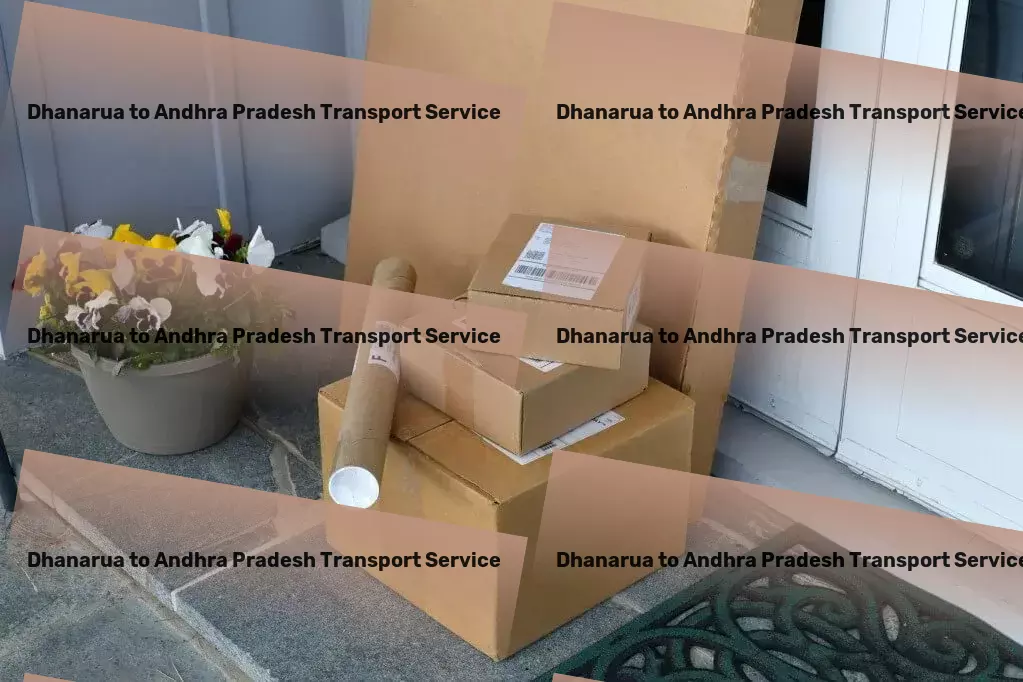 Dhanarua to Andhra Pradesh Transport Industrial goods transport solutions