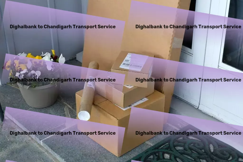 Dighalbank to Chandigarh Transport Multi-city goods logistics