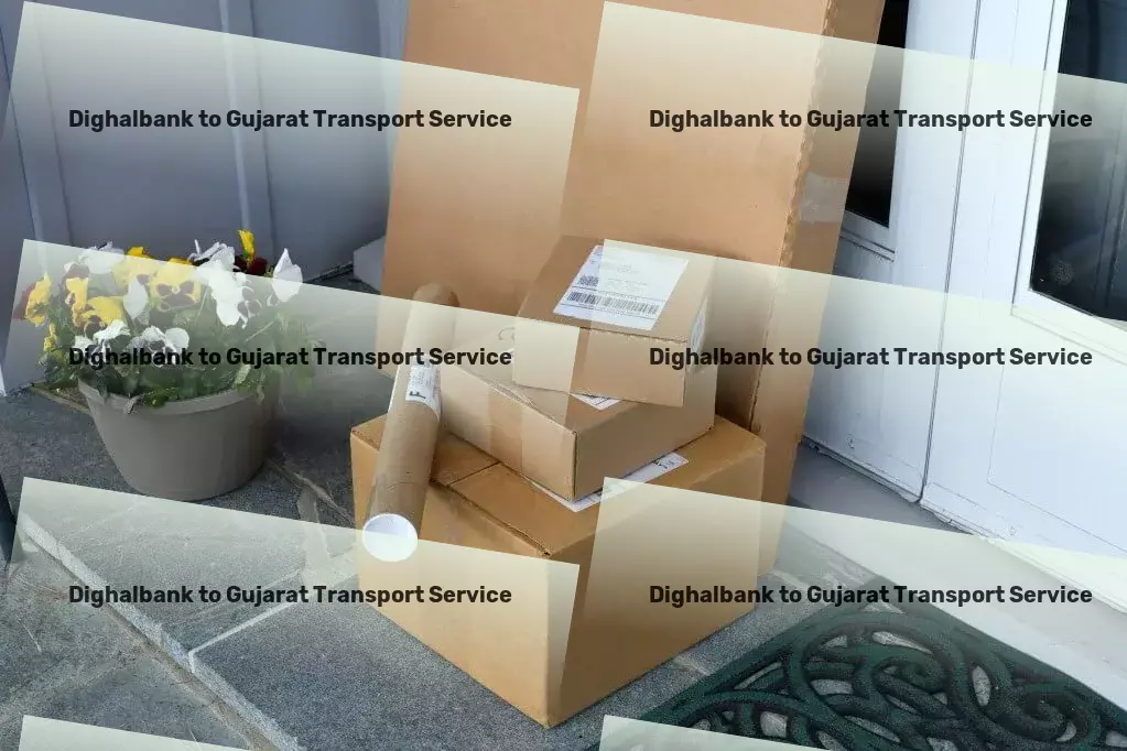 Dighalbank to Gujarat Transport Specialized shipment solutions