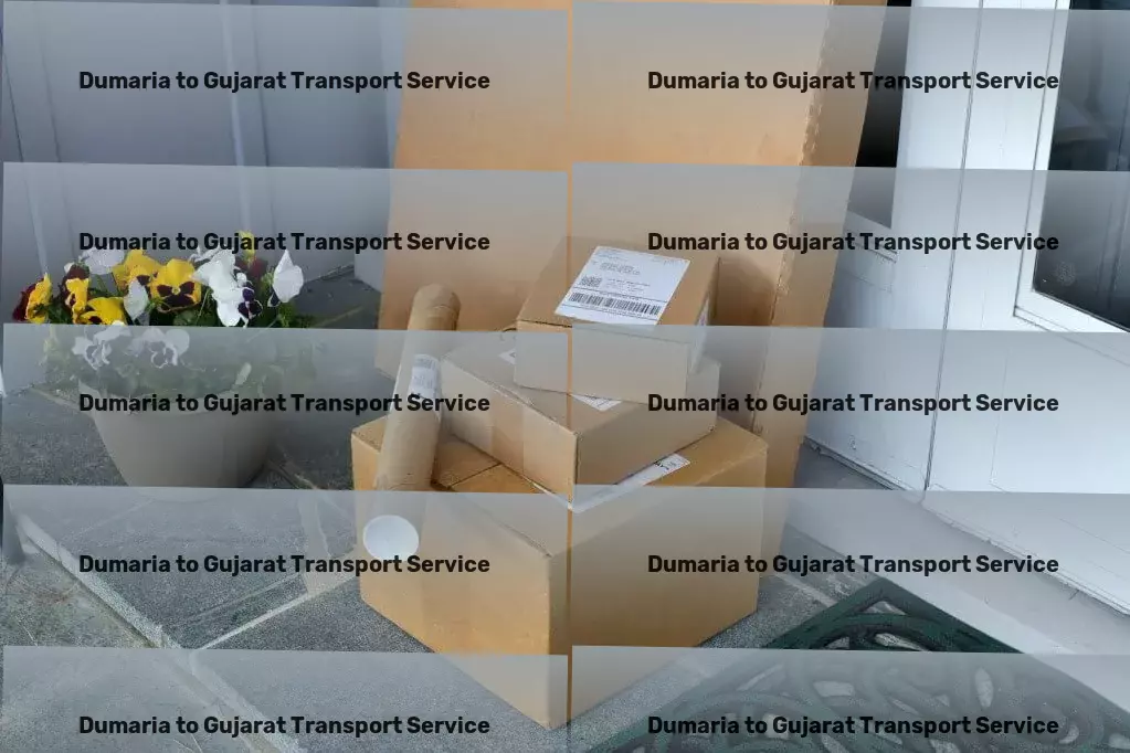 Dumaria to Gujarat Transport Multi-regional goods shipment